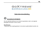 Easypix GoXtreme Barracuda Gebruikershandleiding