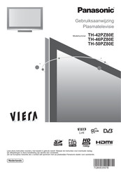 Panasonic VIERA TH-50PZ80E Gebruiksaanwijzing