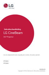 LG CineBeam PF50KS Gebruikershandleiding