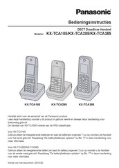 Panasonic KX-TCA385 Bedieningsinstructies