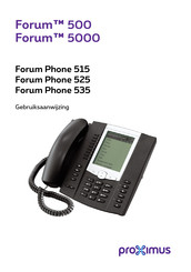 Proximus Forum Phone 535 Gebruiksaanwijzing