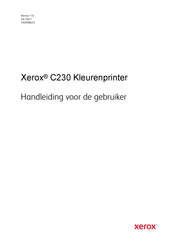 Xerox C230 Handleiding Voor De Gebruiker