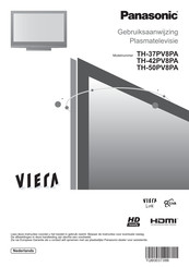 Panasonic VIERA TH-37PV8PA Gebruiksaanwijzing