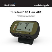 Garmin foretrex 301 Snelstartgids