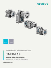 Siemens SIMOGEAR Montage- En Bedieningshandleiding