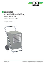 REMKO ETF 600 Eco Bedienings- En Installatiehandleiding