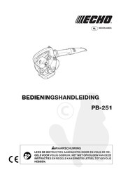 Echo PB-251 Bedieningshandleiding