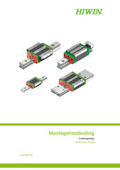 Hiwin QE Series Montagehandleiding