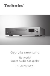 Technics SL-G700M2 Gebruiksaanwijzing