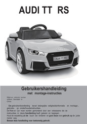 Zhejiang AUDI TT RS Gebruikershandleiding