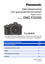 Panasonic LUMIX DMC-FZ2000 Gebruiksaanwijzing