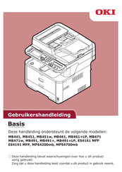 Oki ES4191 MFP Gebruikershandleiding