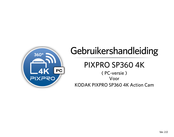 Kodak PIXPRO SP360 4K Gebruikershandleiding
