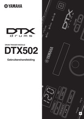 Yamaha DTX drums DTX502 Gebruikershandleiding