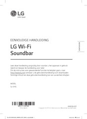 LG SL10YG Eenvoudige Handleiding