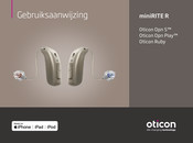 oticon Opn Play 1 miniRITE R Gebruiksaanwijzing