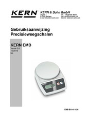 KERN and SOHN EMB 1200-1 Gebruiksaanwijzing