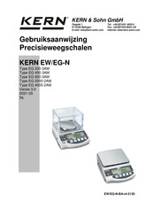 KERN and SOHN EG 4000-2AM Gebruiksaanwijzing