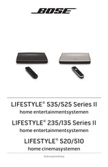 Bose Lifestyle 525 II Series Bedieningshandleiding