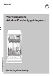 V-ZUG Adorina 45 Bedieningshandleiding