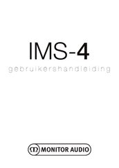 Monitor Audio IMS-4 Gebruikershandleiding