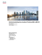 Cisco 8821 Gebruikershandleiding