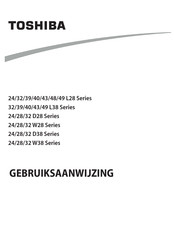 Toshiba 24 W28 Series Gebruiksaanwijzing