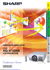 Sharp XG-V10WE Gebruiksaanwijzing