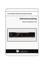 Rebox RE-8220HD S-PVR Gebruiksaanwijzing