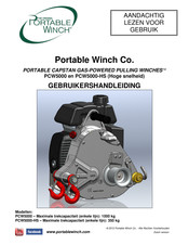 Portable Winch PCW5000-HS Gebruikershandleiding