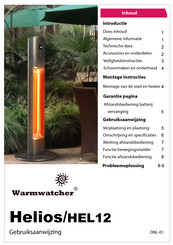 Warmwatcher Helios HEL12 Gebruiksaanwijzing