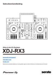 PIONEER DJ XDJ-RX3 Gebruikershandleiding