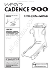 Weslo WETL27905.1 Gebruiksaanwijzing