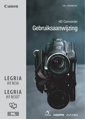 Canon Legria HF M307 Gebruiksaanwijzing