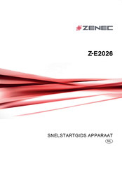 ZENEC Z-E2026 Snelstartgids