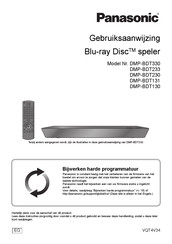 Panasonic DMP-BDT131 Gebruiksaanwijzing