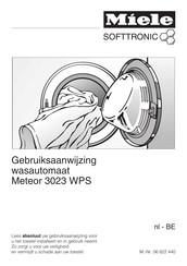 Miele SOFTTRONIC Meteor 3023 WPS Gebruiksaanwijzing