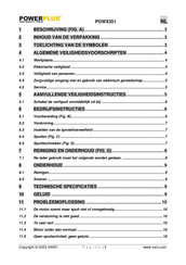 Powerplus POWX351 Gebruiksaanwijzing