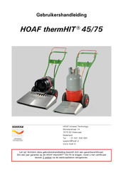 HOAF thermHIT 75 Gebruikershandleiding