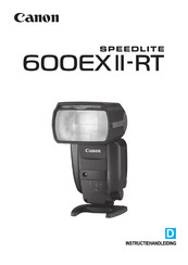 Canon SPEEDLITE 600EXII-RT Instructiehandleiding