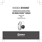 Widex EVOKE E-FM Gebruiksaanwijzing