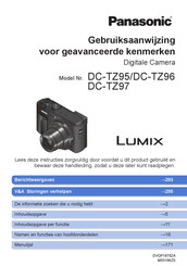 Panasonic Lumix DC-TZ96 Gebruiksaanwijzing