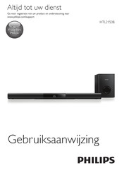 Philips HTL2153B/12 Gebruiksaanwijzing