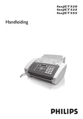 Philips faxJet520 Handleiding