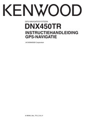 Kenwood DNX450TR Instructiehandleiding