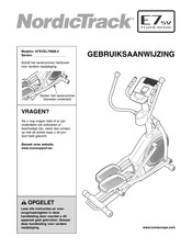 NordicTrack E7SV Front Drive Gebruiksaanwijzing