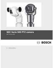 Bosch Security MIC 500 Series Gebruikershandleiding