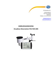 PCE Brookhuis PCE-FWS 20N Gebruiksaanwijzing