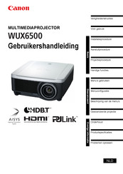 Canon WUX6500 Gebruikershandleiding