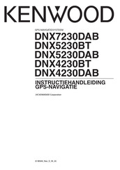 Kenwood DNX5230BT Instructiehandleiding